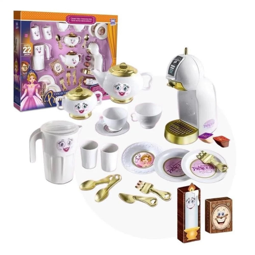 Kit Cozinha Infantil Jogo De Chá Rosa Menina 22 Acessórios - Zuca Toys -  Jogo de Chá Infantil - Magazine Luiza