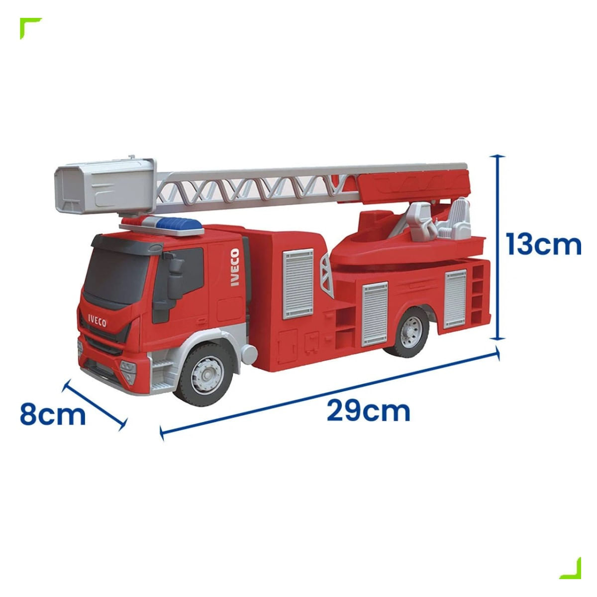 Caminhão Iveco Tector Bombeiro Usual Brinquedos - minipreco