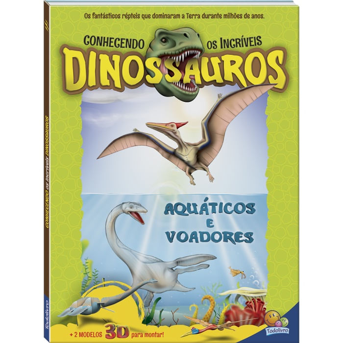 Livro 365 Atividades de Dinossauros Todolivro Crianças Filhos