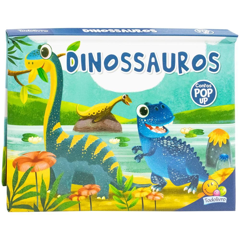 Mundo dos dinossauros - Livro pop up