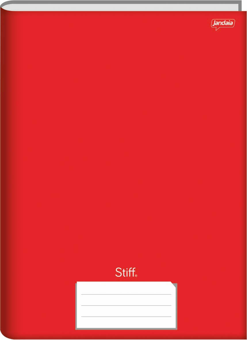 Caderno Stiff Vermelho Brochura 48 Folhas Jandaia Minipreço Aqui Você Pode 6229